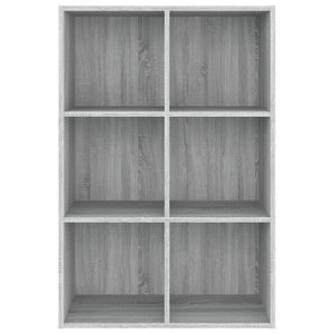 Βιβλιοθήκη/Βοηθητικό Ντουλάπι Γκρι sonoma 66x30x98εκ. Επεξ Ξύλο