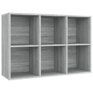 Βιβλιοθήκη/Βοηθητικό Ντουλάπι Γκρι sonoma 66x30x98εκ. Επεξ Ξύλο