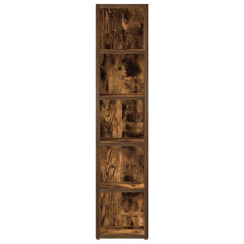 Ντουλάπια CD 2 τεμ. Καπν. Δρυς 21x16x93,5 εκ Επεξεργασμένο Ξύλο - Pakobazaar