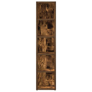 Ντουλάπια CD 2 τεμ. Καπν. Δρυς 21x16x93,5 εκ Επεξεργασμένο Ξύλο - Pakobazaar