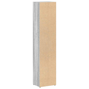 Ντουλάπια CD 2 τεμ. Γκρι Sonoma 21x16x93,5 εκ. Επεξεργ. Ξύλο - Pakobazaar