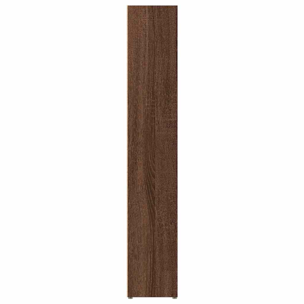 Ντουλάπια CD 2 τεμ. Καφέ δρυς 21x16x93,5 εκ Επεξεργασμένο Ξύλο