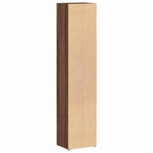 Ντουλάπια CD 2 τεμ. Καφέ δρυς 21x16x93,5 εκ Επεξεργασμένο Ξύλο