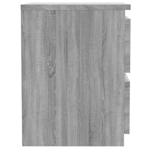 Κομοδίνο Γκρι Sonoma 30 x 30 x 40 εκ. από Επεξεργασμένο Ξύλο - Pakobazaar