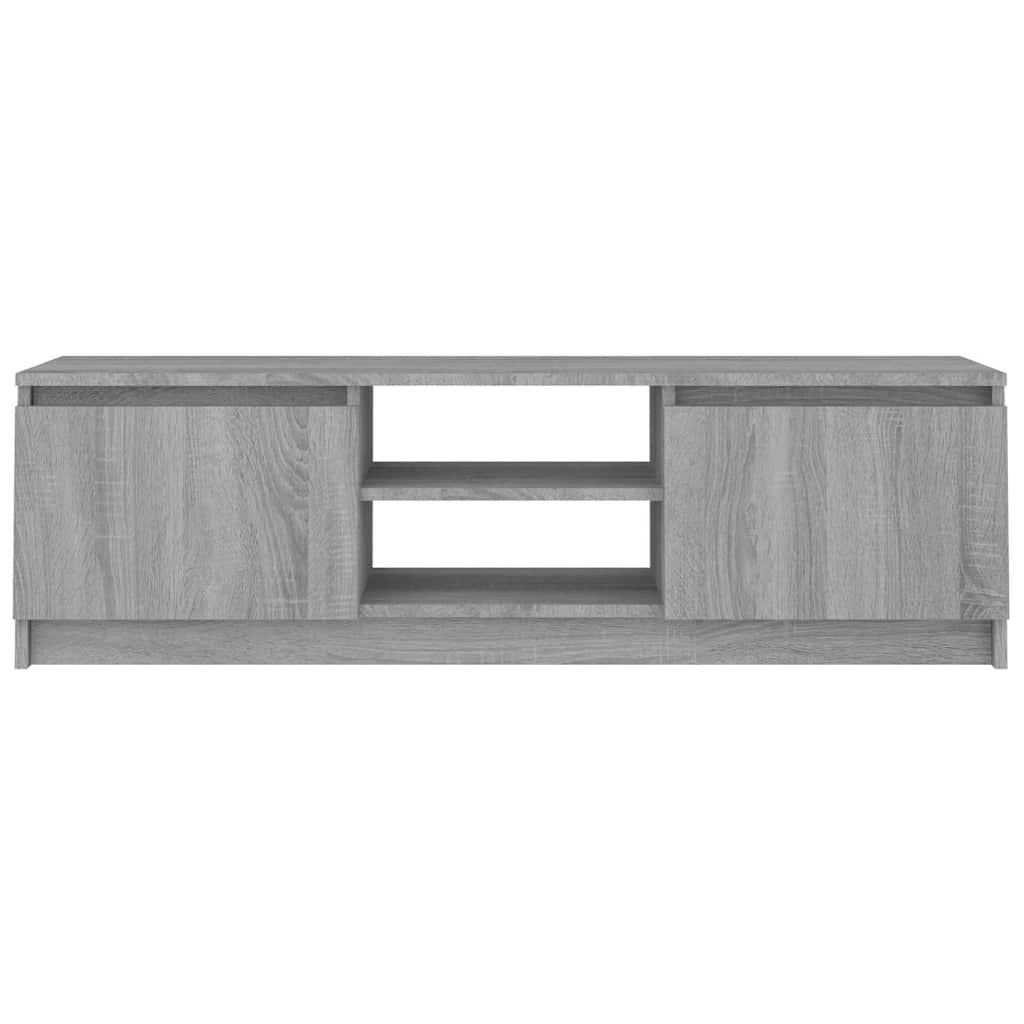 Έπιπλο Τηλεόρασης Γκρι Sonoma 120x30x35,5 εκ. από Επεξεργ. Ξύλο - Pakobazaar