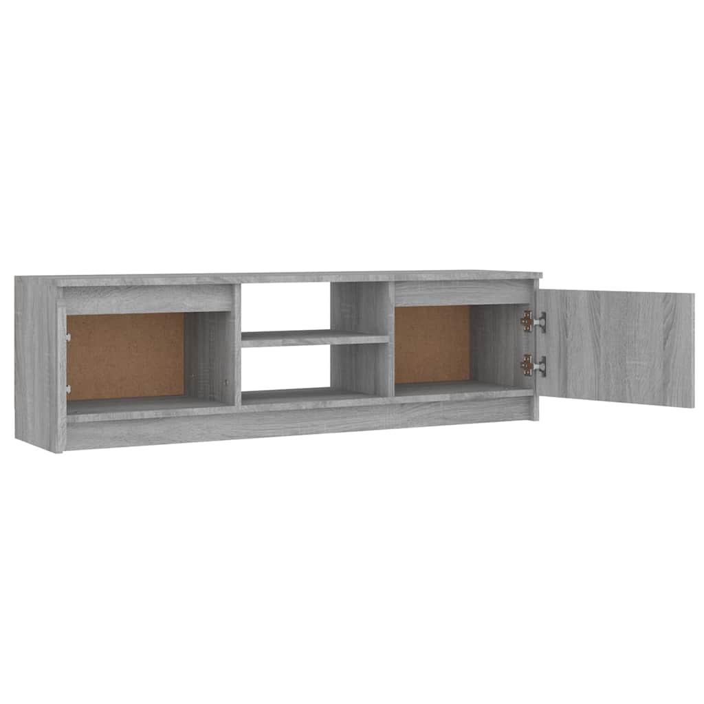 Έπιπλο Τηλεόρασης Γκρι Sonoma 120x30x35,5 εκ. από Επεξεργ. Ξύλο - Pakobazaar