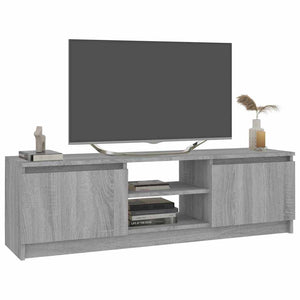 Έπιπλο Τηλεόρασης Γκρι Sonoma 120x30x35,5 εκ. από Επεξεργ. Ξύλο - Pakobazaar