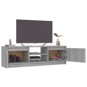 Έπιπλο Τηλεόρασης Γκρι Sonoma 120x30x35,5 εκ. από Επεξεργ. Ξύλο - Pakobazaar