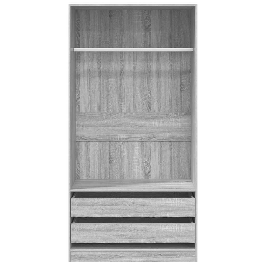 Ντουλάπα Γκρι Sonoma 100x50x200 εκ. από Επεξεργασμένο Ξύλο