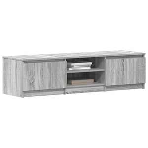 Έπιπλο Τηλεόρασης Γκρι Sonoma 140x40x35,5 εκ. από Επεξεργ. Ξύλο