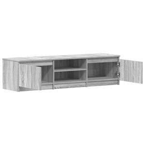 Έπιπλο Τηλεόρασης Γκρι Sonoma 140x40x35,5 εκ. από Επεξεργ. Ξύλο