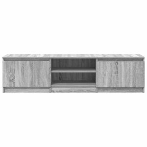 Έπιπλο Τηλεόρασης Γκρι Sonoma 140x40x35,5 εκ. από Επεξεργ. Ξύλο