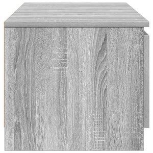 Έπιπλο Τηλεόρασης Γκρι Sonoma 140x40x35,5 εκ. από Επεξεργ. Ξύλο