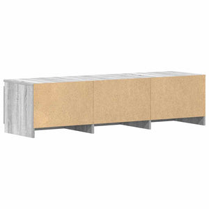 Έπιπλο Τηλεόρασης Γκρι Sonoma 140x40x35,5 εκ. από Επεξεργ. Ξύλο