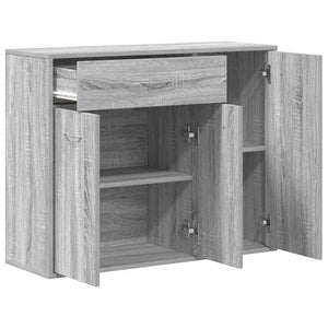 Ντουλάπι Γκρι Sonoma 88x30x70 εκ. από Επεξεργασμένο Ξύλο - Pakobazaar