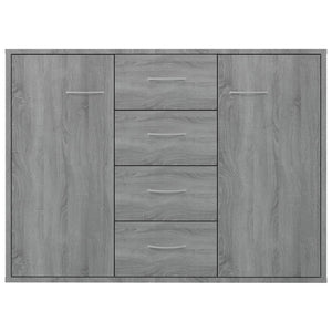Ντουλάπι Γκρι Sonoma 88x30x65 εκ. από Επεξεργασμένο Ξύλο - Pakobazaar