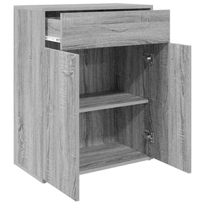 Ντουλάπι Γκρι Sonoma 60x30x75 εκ. από Επεξεργασμένο Ξύλο