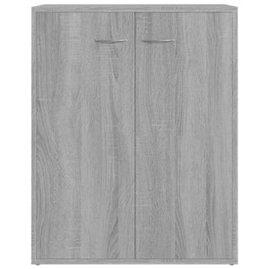 Ντουλάπι Γκρι Sonoma 60x30x75 εκ. από Επεξεργασμένο Ξύλο - Pakobazaar