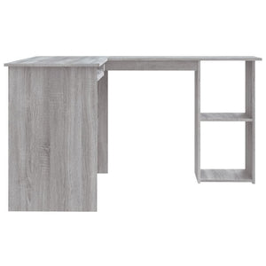 Γραφείο Γωνιακό Γκρι Sonoma 120x140x75 εκ. Επεξεργασμένο Ξύλο