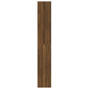 Βιβλιοθήκη με 5 Ράφια Καφέ Δρυς 60x30x189 εκ. Επεξεργ. Ξύλο