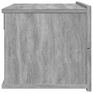 Κομοδίνο Γκρι Sonoma 40x30x30 εκ. από Επεξεργασμένο Ξύλο