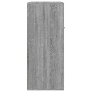 Παπουτσοθήκη Γκρι Sonoma 60x35x84 εκ. από Επεξεργασμένο Ξύλο