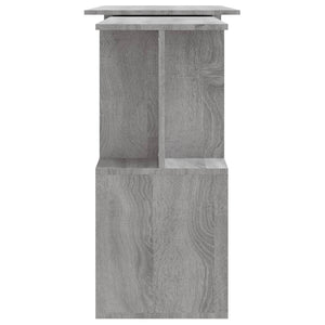 Γραφείο Γωνιακό Γκρι Sonoma 200x50x76 εκ. Επεξεργασμένο Ξύλο - Pakobazaar