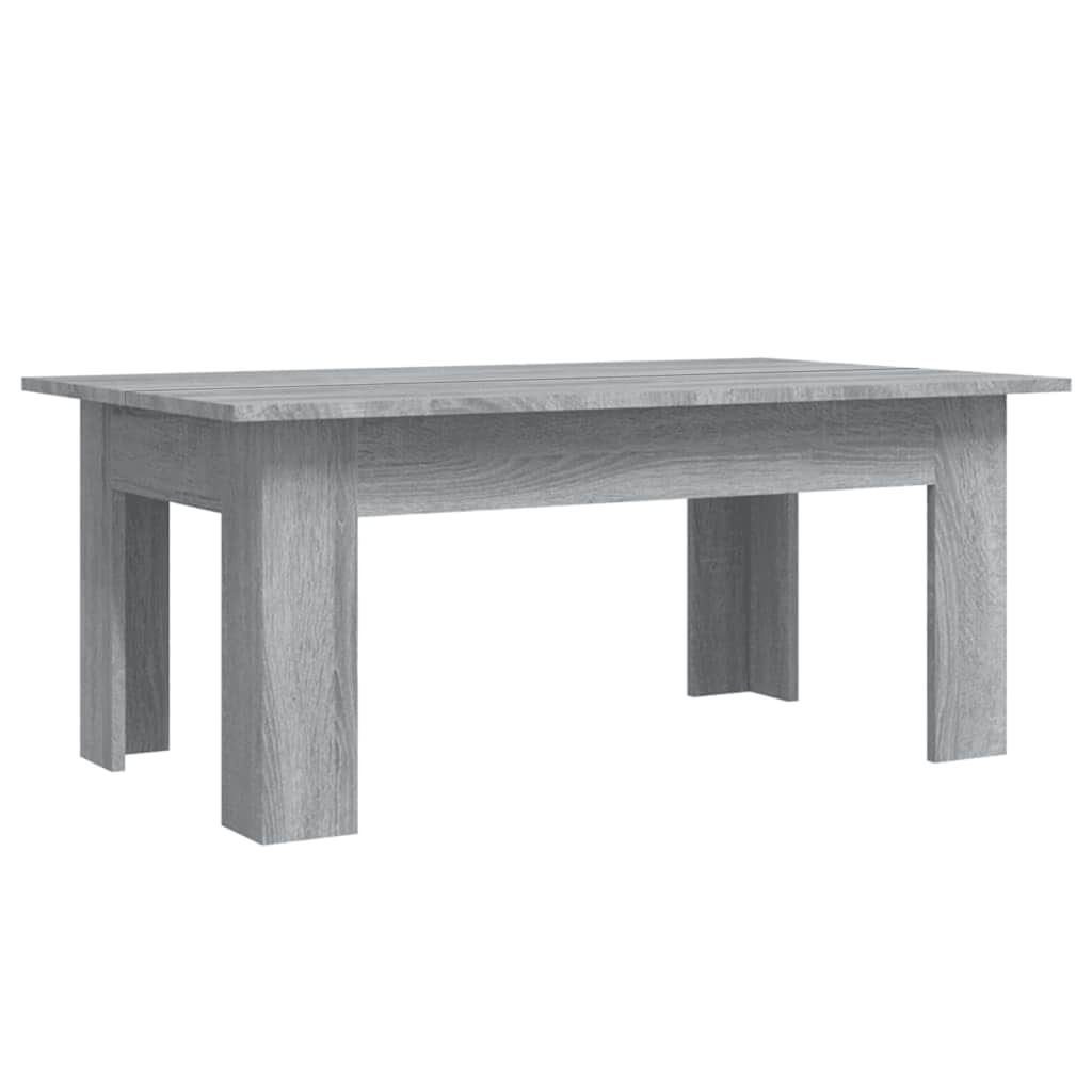 Τραπεζάκι Σαλονιού Γκρι Sonoma 100x60x42 εκ. Επεξεργασμένο Ξύλο - Pakobazaar