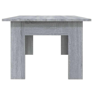 Τραπεζάκι Σαλονιού Γκρι Sonoma 100x60x42 εκ. Επεξεργασμένο Ξύλο - Pakobazaar