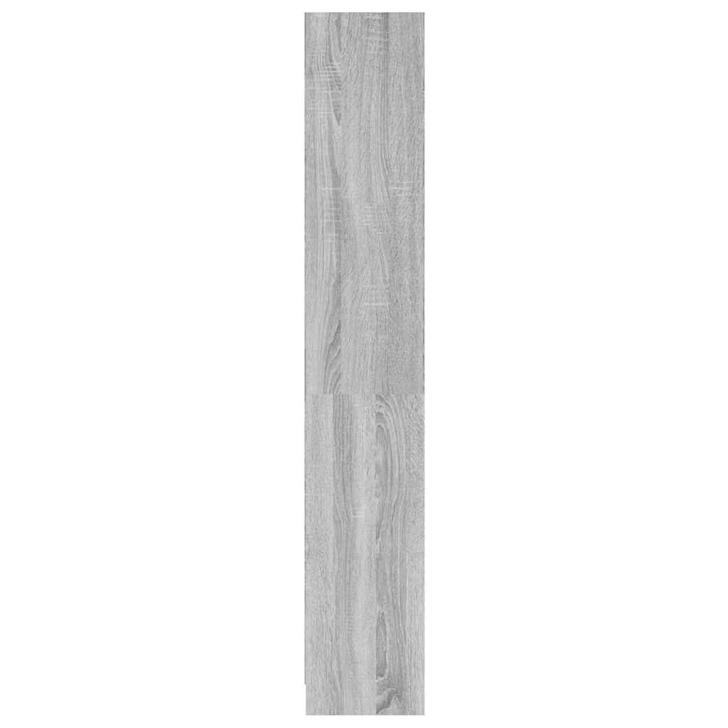 Βιβλιοθήκη με 4 Ράφια Γκρι Sonoma 60x24x142 εκ. Επεξεργ. Ξύλο