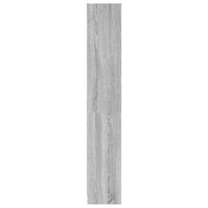 Βιβλιοθήκη με 4 Ράφια Γκρι Sonoma 60x24x142 εκ. Επεξεργ. Ξύλο