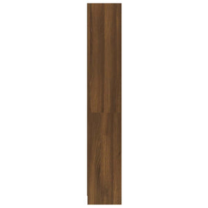 Βιβλιοθήκη με 4 Ράφια Καφέ Δρυς 60x24x142 εκ. Επεξεργ. Ξύλο