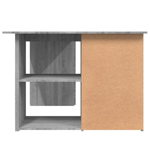 Γραφείο Γωνιακό Γκρι Sonoma 145x100x76 εκ. Επεξεργασμένο Ξύλο