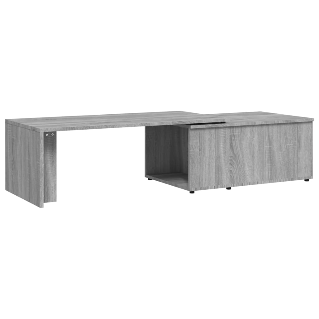 Τραπεζάκι Σαλονιού Γκρι Sonoma 150x50x35 εκ. Επεξεργασμένο Ξύλο
