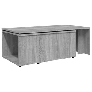 Τραπεζάκι Σαλονιού Γκρι Sonoma 150x50x35 εκ. Επεξεργασμένο Ξύλο