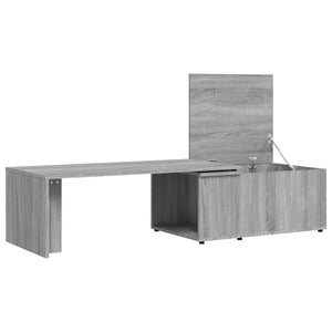 Τραπεζάκι Σαλονιού Γκρι Sonoma 150x50x35 εκ. Επεξεργασμένο Ξύλο