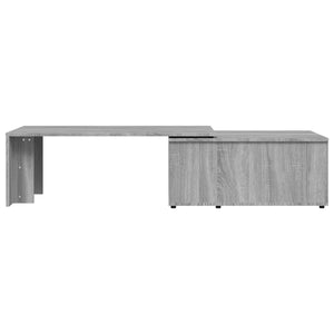 Τραπεζάκι Σαλονιού Γκρι Sonoma 150x50x35 εκ. Επεξεργασμένο Ξύλο