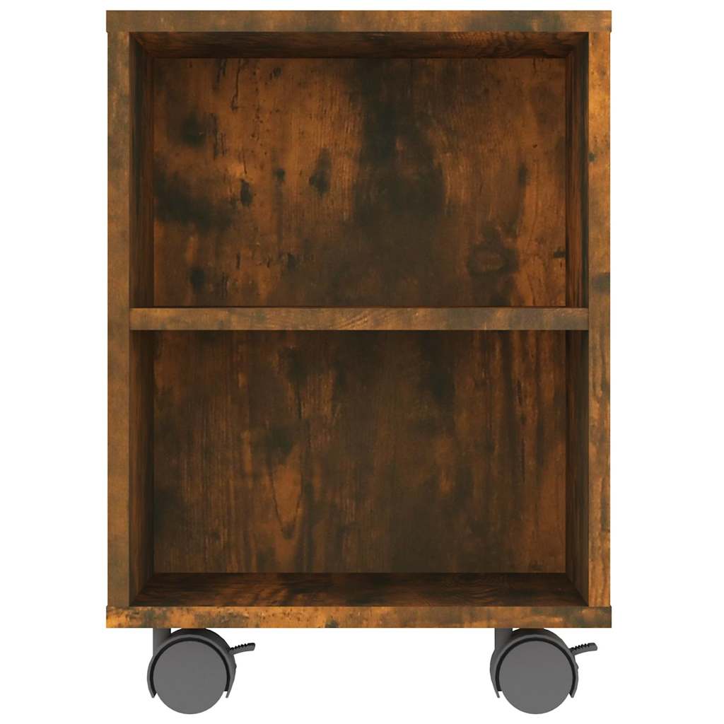 Έπιπλο Τηλεόρασης Καπνιστή Δρυς 120x35x48 εκ. Επεξ. Ξύλο