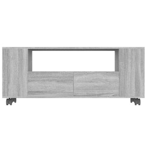 Έπιπλο Τηλεόρασης Γκρι Sonoma 120x35x48 εκ. από Επεξεργ. Ξύλο