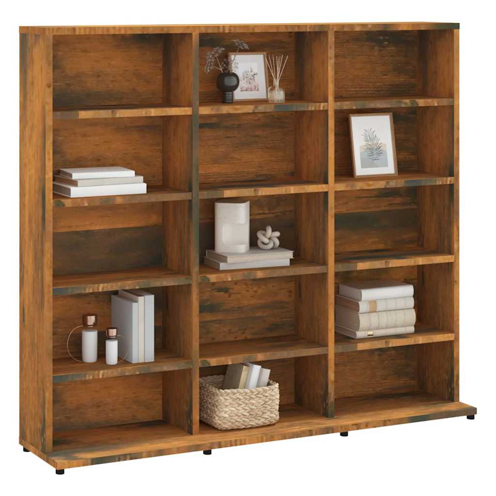 Έπιπλο για CD Καπνιστή Δρυς 100x23x89,5 εκ. Επεξεργασμένο Ξύλο