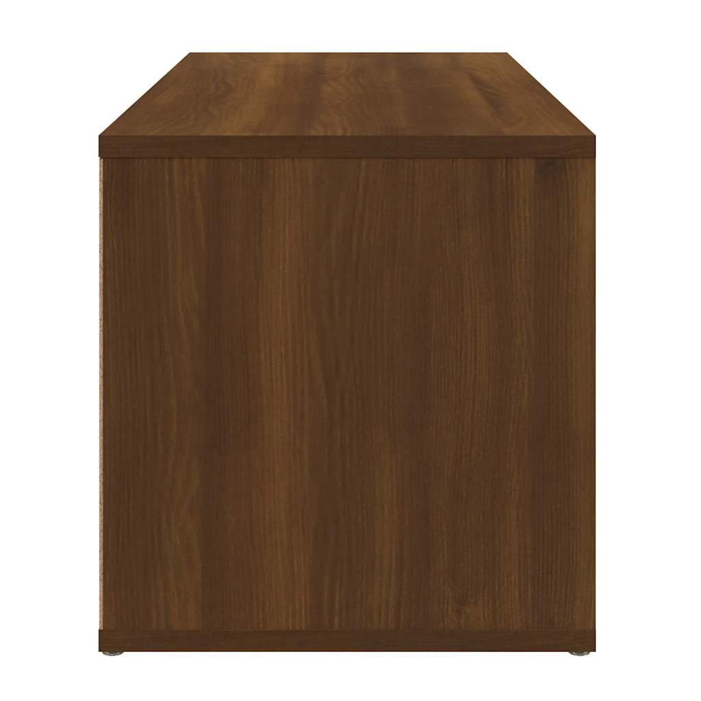 Έπιπλο Τηλεόρασης Καφέ Δρυς 80x34x36 εκ. Επεξεργασμένο Ξύλο