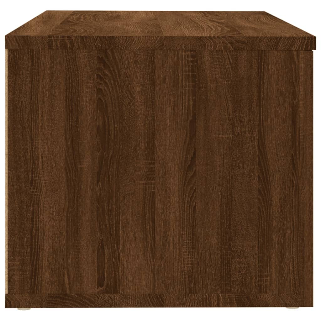 Έπιπλο Τηλεόρασης Καφέ Δρυς 80 x 34 x 30 εκ. Επεξ. Ξύλο - Pakobazaar