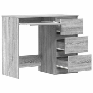 Γραφείο Γκρι Sonoma 90x45x76 εκ. από Επεξεργασμένο Ξύλο - Pakobazaar