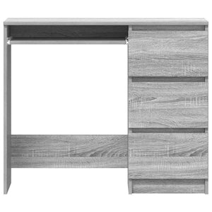 Γραφείο Γκρι Sonoma 90x45x76 εκ. από Επεξεργασμένο Ξύλο - Pakobazaar