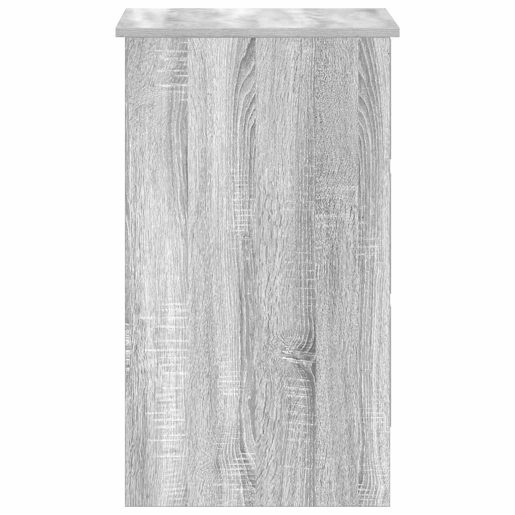 Γραφείο Γκρι Sonoma 90x45x76 εκ. από Επεξεργασμένο Ξύλο - Pakobazaar