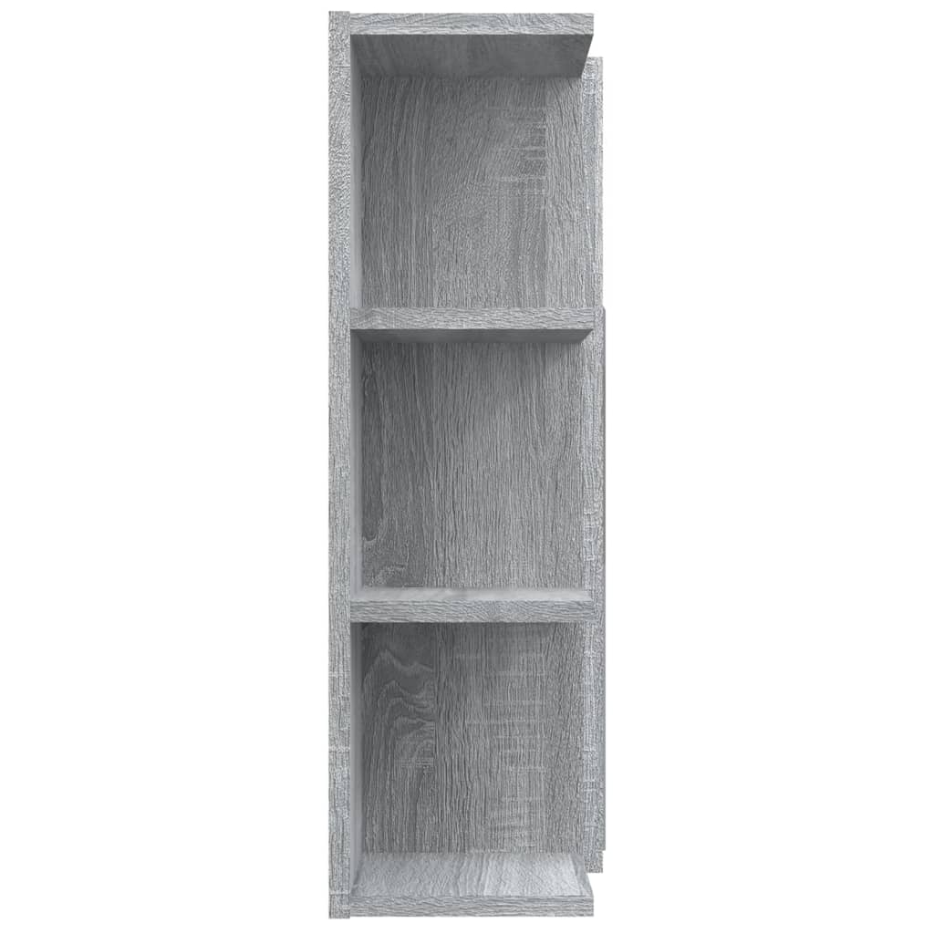 Ντουλάπι Καθρέπτης Μπάνιου Γκρι Sonoma 80x20,5x64 εκ Επεξ. Ξύλο - Pakobazaar
