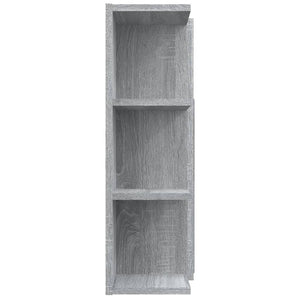 Ντουλάπι Καθρέπτης Μπάνιου Γκρι Sonoma 80x20,5x64 εκ Επεξ. Ξύλο - Pakobazaar