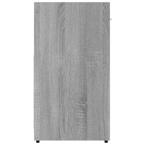 Ντουλάπι Μπάνιου Γκρι Sonoma 60x33x60 εκ. Επεξεργασμένο Ξύλο - Pakobazaar