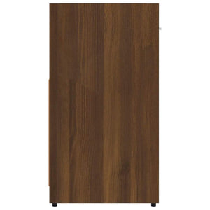 Ντουλάπι Μπάνιου Καφέ Δρυς 60x33x60 εκ. Επεξεργασμένο Ξύλο