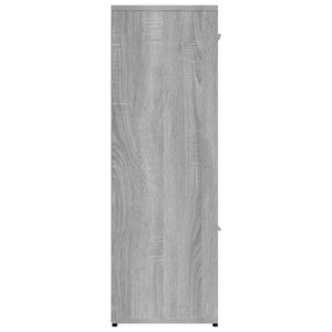Βιβλιοθήκη Γκρι Sonoma 90 x 30 x 90 εκ. από Επεξεργασμένο Ξύλο - Pakobazaar